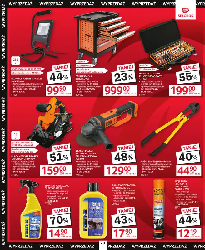 Selgros - gazetka promocyjna Katalog Świąteczna Wyprzedaż od czwartku 08.01 do środy 21.01 - strona 20