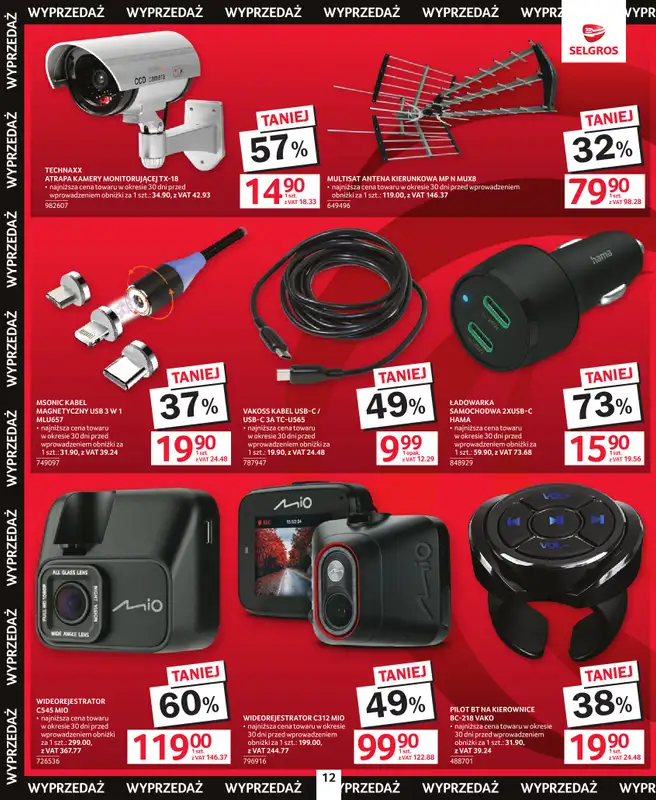 Selgros - gazetka promocyjna Katalog Świąteczna Wyprzedaż od czwartku 08.01 do środy 21.01 - strona 12