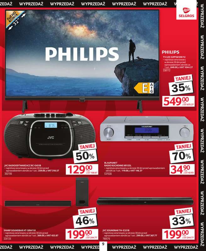 Selgros - gazetka promocyjna Katalog Świąteczna Wyprzedaż od czwartku 08.01 do środy 21.01 - strona 9