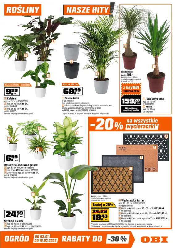 OBI - gazetka promocyjna Gazetka od piątku 02.01 do wtorku 27.01 - strona 5