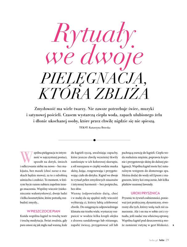 Hebe - gazetka promocyjna Magazyn od piątku 02.01 do soboty 28.02 - strona 29