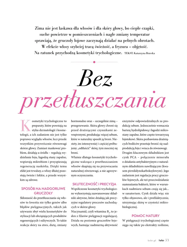 Hebe - gazetka promocyjna Magazyn od piątku 02.01 do soboty 28.02 - strona 53