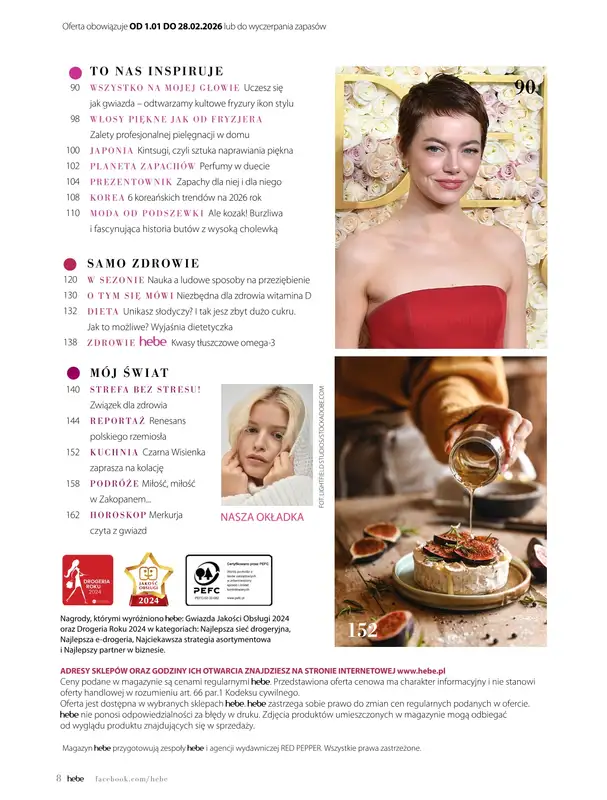 Hebe - gazetka promocyjna Magazyn od piątku 02.01 do soboty 28.02 - strona 8