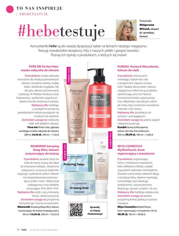 Hebe - gazetka promocyjna Magazyn od piątku 02.01 do soboty 28.02 - strona 38