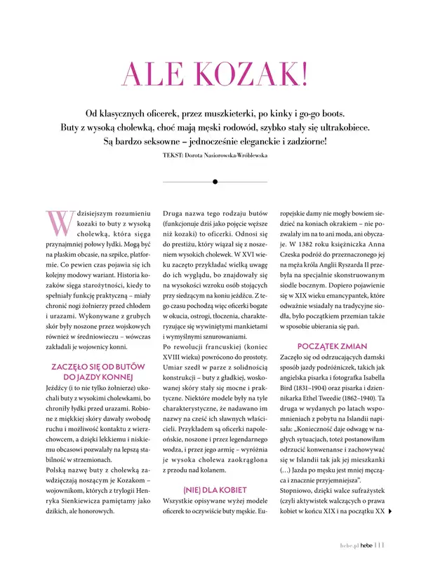 Hebe - gazetka promocyjna Magazyn od piątku 02.01 do soboty 28.02 - strona 111