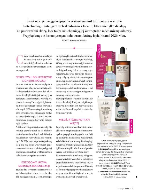 Hebe - gazetka promocyjna Magazyn od piątku 02.01 do soboty 28.02 - strona 43