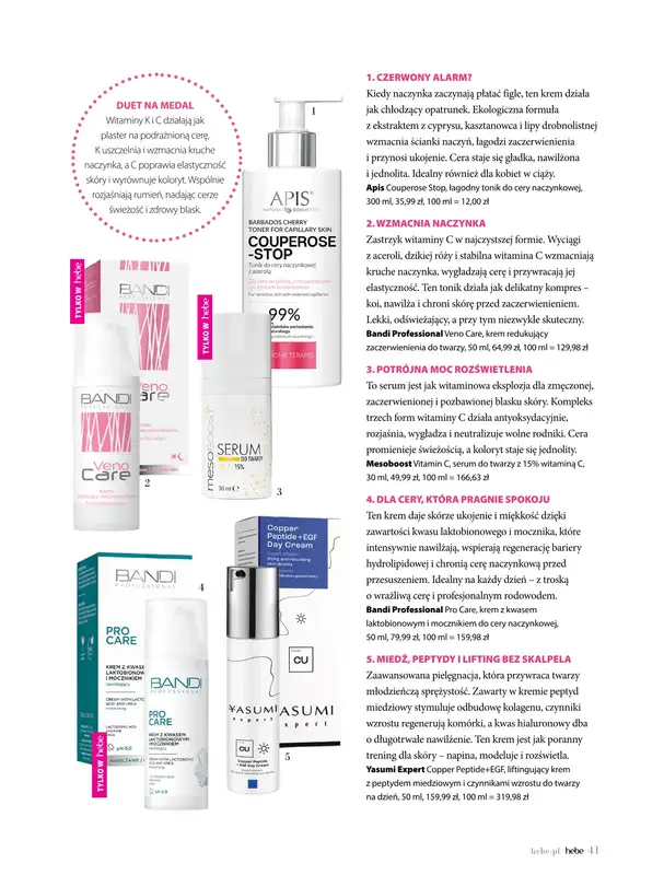 Hebe - gazetka promocyjna Magazyn od piątku 02.01 do soboty 28.02 - strona 41