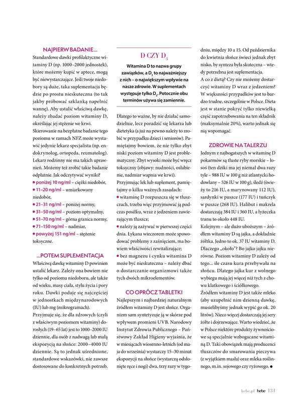 Hebe - gazetka promocyjna Magazyn od piątku 02.01 do soboty 28.02 - strona 131