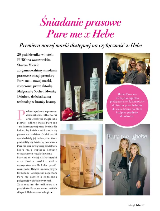 Hebe - gazetka promocyjna Magazyn od piątku 02.01 do soboty 28.02 - strona 57
