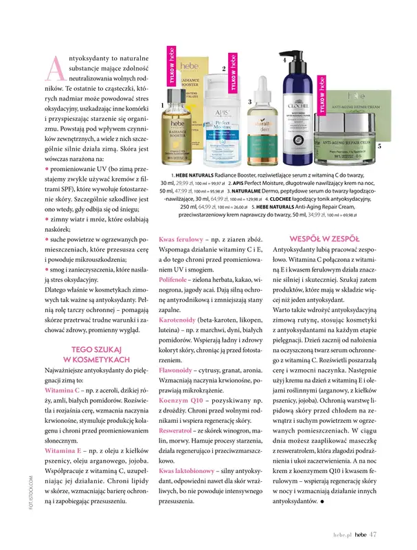 Hebe - gazetka promocyjna Magazyn od piątku 02.01 do soboty 28.02 - strona 47