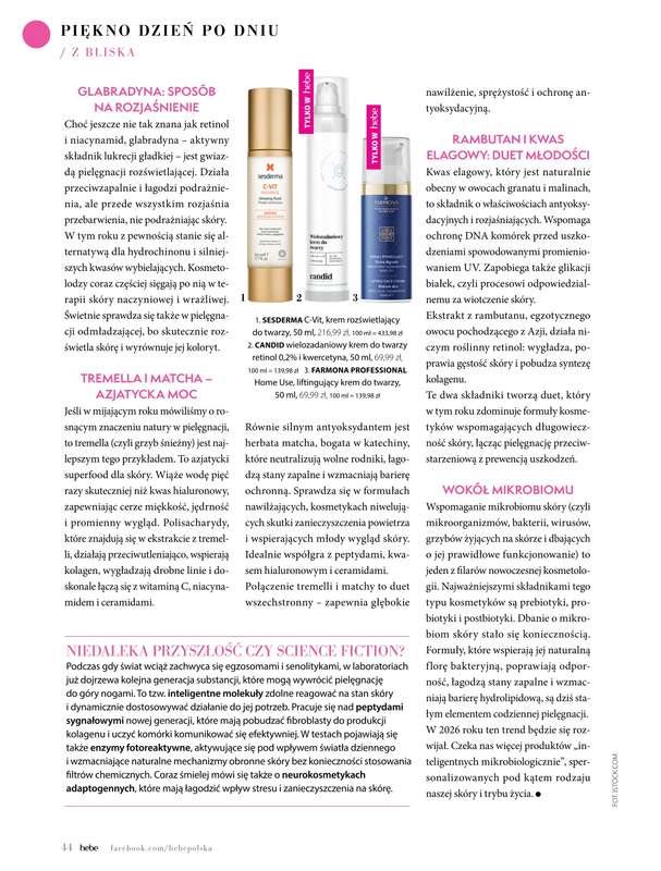 Hebe - gazetka promocyjna Magazyn od piątku 02.01 do soboty 28.02 - strona 44