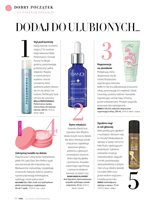 Hebe - gazetka promocyjna Magazyn od piątku 02.01 do soboty 28.02 - strona 10