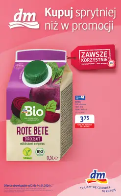 Drogerie DM - gazetka promocyjna Gazetka  do środy 14.01