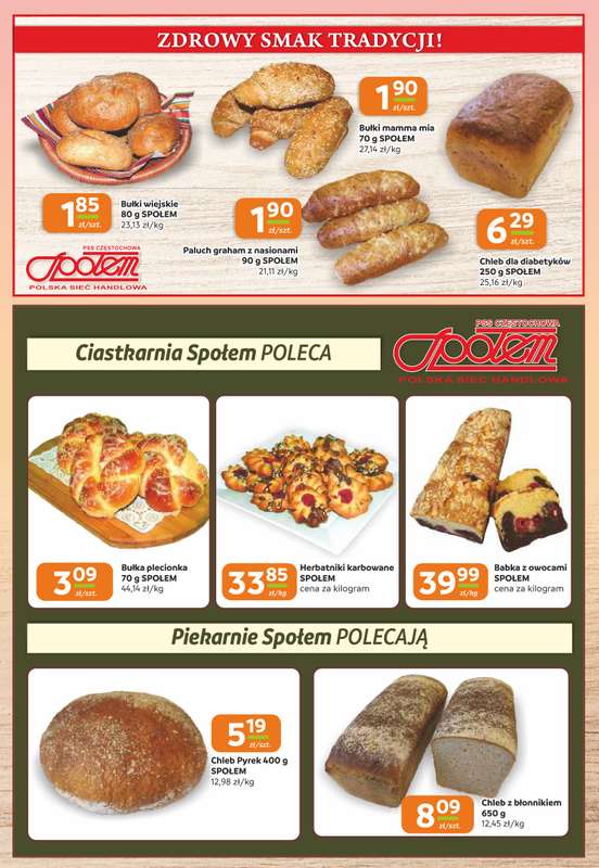 Społem Częstochowa - gazetka promocyjna Gazetka od czwartku 15.01 do wtorku 27.01 - strona 2