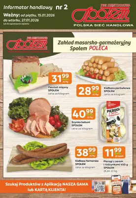 Społem Częstochowa - gazetka promocyjna Gazetka od czwartku 15.01 do wtorku 27.01