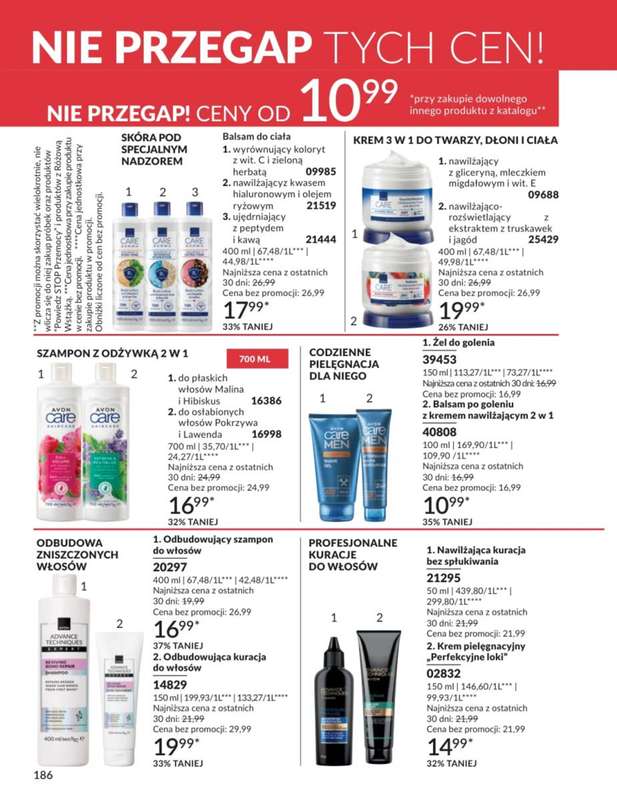 AVON - gazetka promocyjna Katalog Styczeń 2026 od piątku 02.01 do soboty 31.01 - strona 186