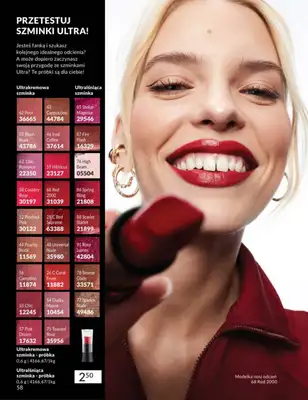 AVON - gazetka promocyjna Katalog Styczeń 2026 od piątku 02.01 do soboty 31.01 - strona 58