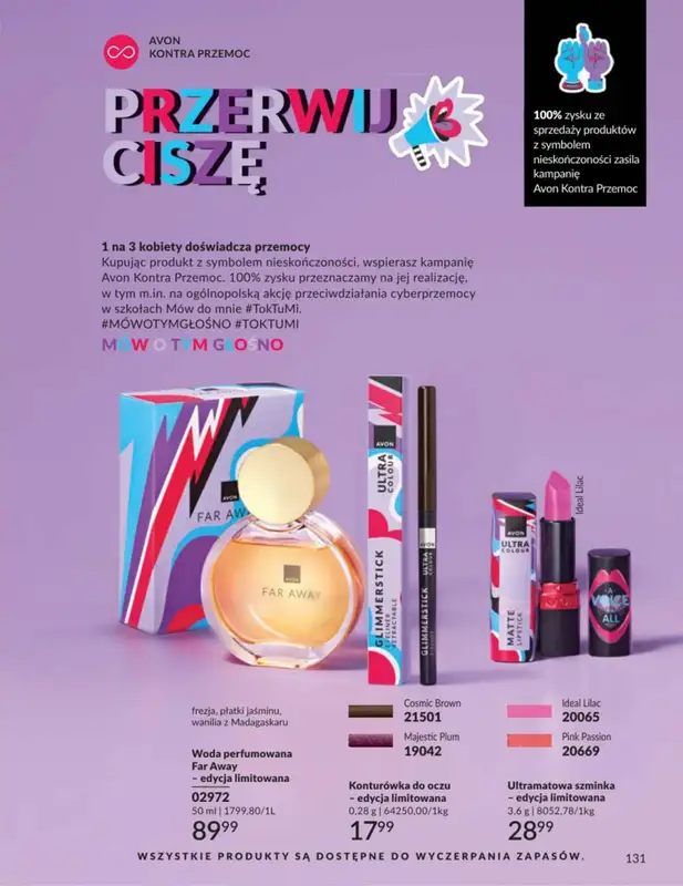 AVON - gazetka promocyjna Katalog Styczeń 2026 od piątku 02.01 do soboty 31.01 - strona 131