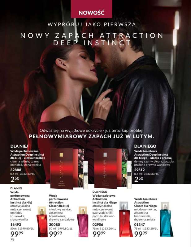 AVON - gazetka promocyjna Katalog Styczeń 2026 od piątku 02.01 do soboty 31.01 - strona 78