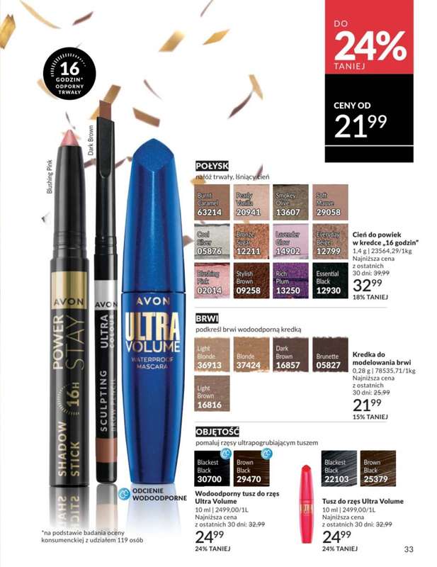 AVON - gazetka promocyjna Katalog Styczeń 2026 od piątku 02.01 do soboty 31.01 - strona 33