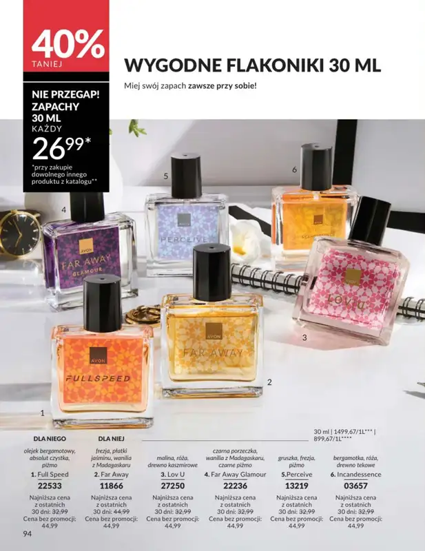 AVON - gazetka promocyjna Katalog Styczeń 2026 od piątku 02.01 do soboty 31.01 - strona 94