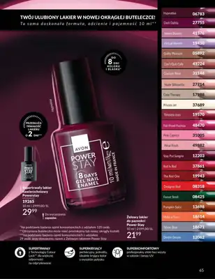 AVON - gazetka promocyjna Katalog Styczeń 2026 od piątku 02.01 do soboty 31.01 - strona 65