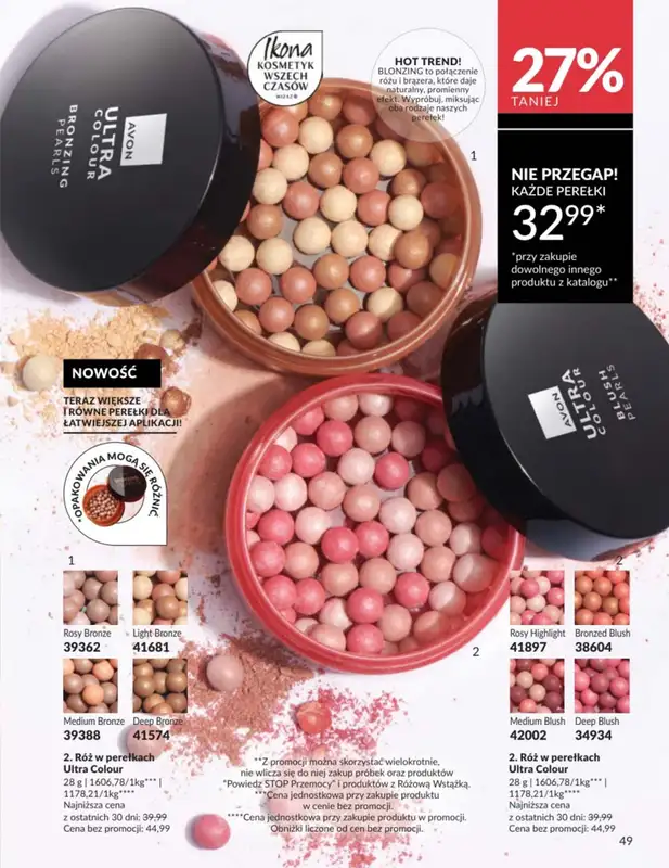 AVON - gazetka promocyjna Katalog Styczeń 2026 od piątku 02.01 do soboty 31.01 - strona 49