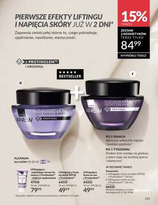 Avon Anew Platinum Liftingująco-napinające serum do twarzy z Protinolem