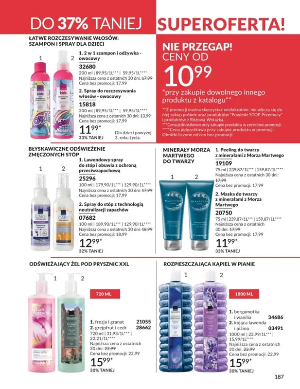 AVON - gazetka promocyjna Katalog Styczeń 2026 od piątku 02.01 do soboty 31.01 - strona 187