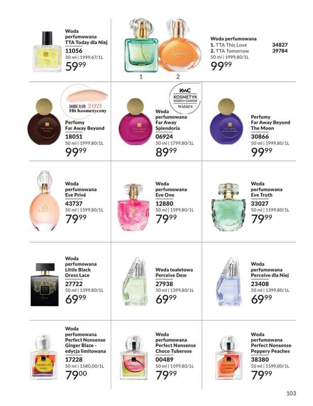 AVON - gazetka promocyjna Katalog Styczeń 2026 od piątku 02.01 do soboty 31.01 - strona 103
