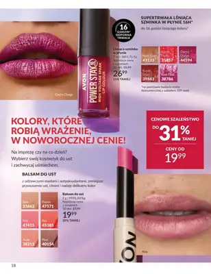 AVON - gazetka promocyjna Katalog Styczeń 2026 od piątku 02.01 do soboty 31.01 - strona 18