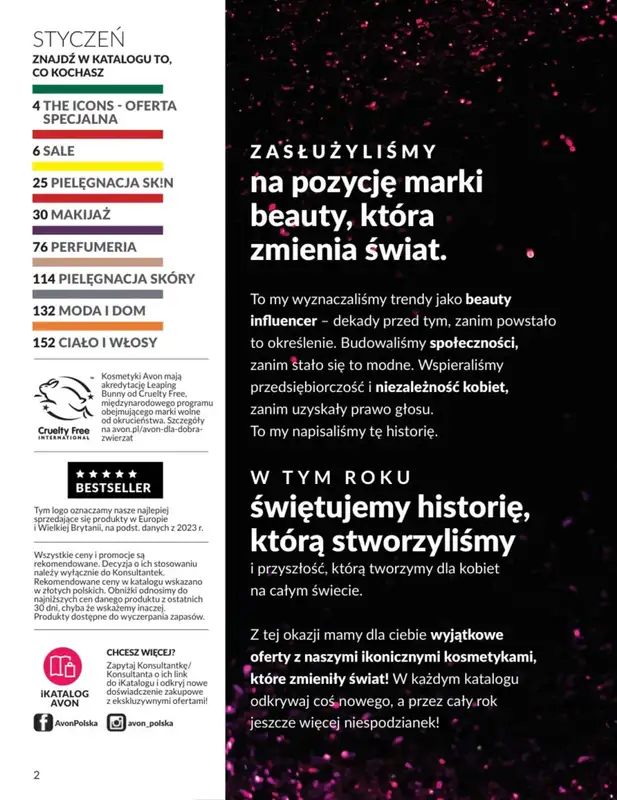 AVON - gazetka promocyjna Katalog Styczeń 2026 od piątku 02.01 do soboty 31.01 - strona 2