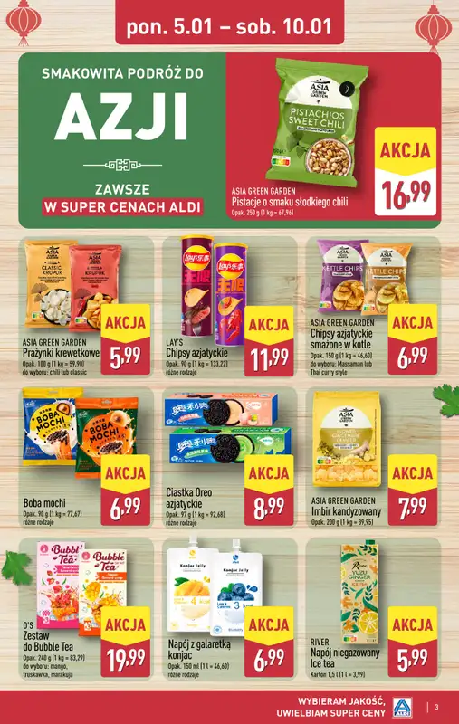 Aldi - gazetka promocyjna Smakowita podróż do Azji w super cenach Aldi!   - strona 3