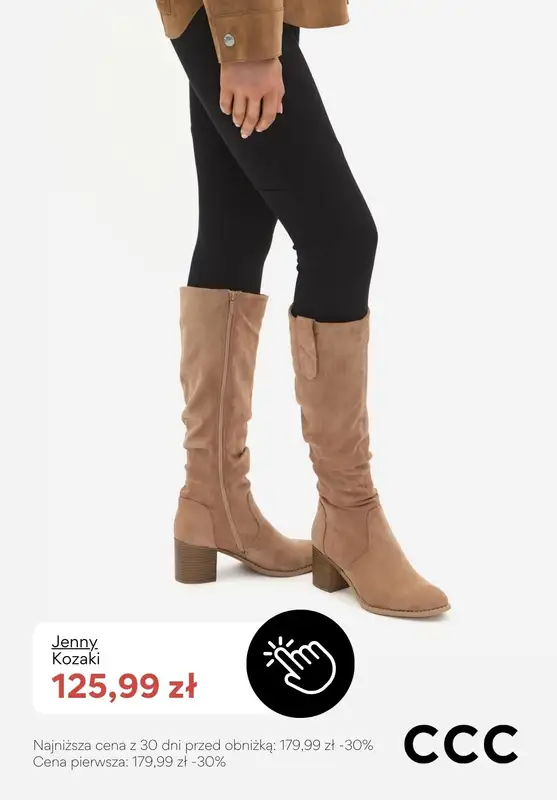 CCC - gazetka promocyjna WYPRZEDAŻ - kozaki damskie   - strona 3
