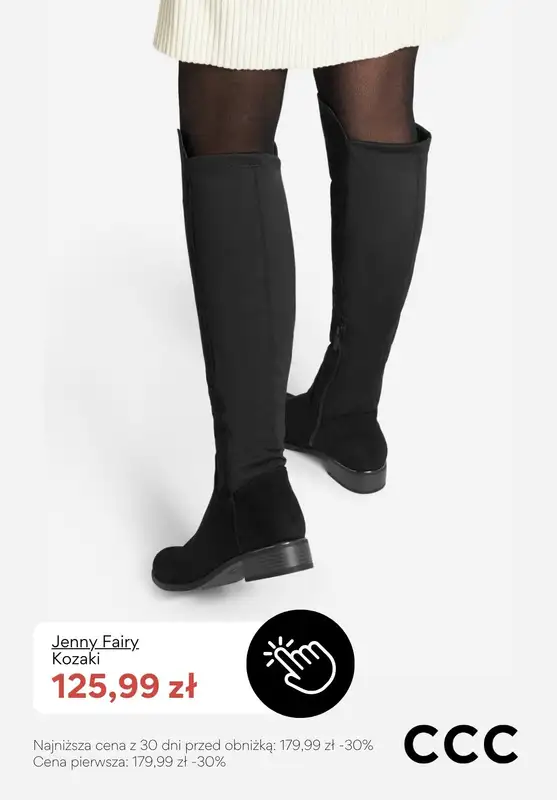 CCC - gazetka promocyjna WYPRZEDAŻ - kozaki damskie od piątku 02.01  - strona 4