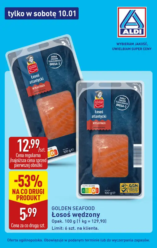 Aldi - gazetka promocyjna Najlepsze oferty na sobotę w Aldi! od soboty 10.01 do soboty 10.01 - strona 8