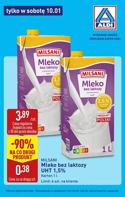 Aldi - gazetka promocyjna Najlepsze oferty na sobotę w Aldi! od soboty 10.01 do soboty 10.01 - strona 7