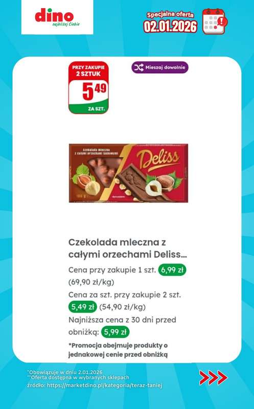 Dino - gazetka promocyjna Specjalna oferta na 2.01.2026 - promocje spoza gazetki od piątku 02.01 do piątku 02.01 - strona 11