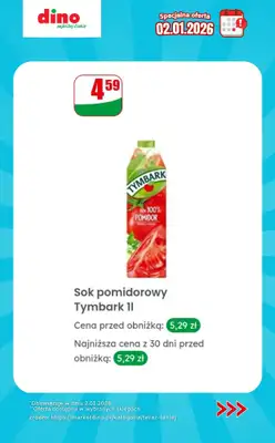 Dino - gazetka promocyjna Specjalna oferta na 2.01.2026 - promocje spoza gazetki od piątku 02.01 do piątku 02.01 - strona 6