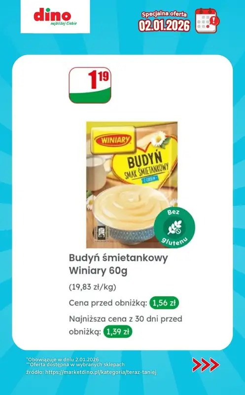 Dino - gazetka promocyjna Specjalna oferta na 2.01.2026 - promocje spoza gazetki od piątku 02.01 do piątku 02.01 - strona 8