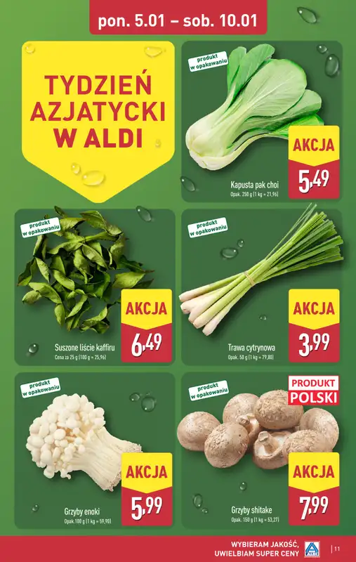 Aldi - gazetka promocyjna Weekend super cen w Aldi! od czwartku 08.01 do soboty 10.01 - strona 11