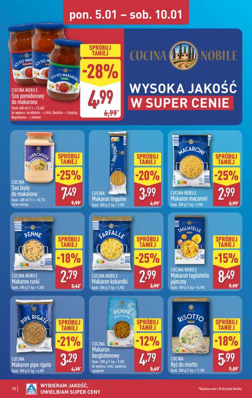 Aldi - gazetka promocyjna Pełny katalog! od poniedziałku 05.01 do soboty 10.01 - strona 10