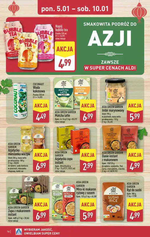 Aldi - gazetka promocyjna Pełny katalog! od poniedziałku 05.01 do soboty 10.01 - strona 16