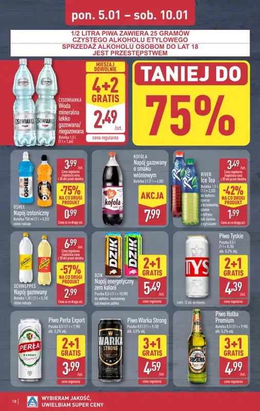 Aldi - gazetka promocyjna Pełny katalog! od poniedziałku 05.01 do soboty 10.01 - strona 18