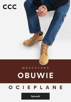 CCC - gazetka promocyjna Męskie obuwie ocieplane - PROMOCJE od poniedziałku 05.01 