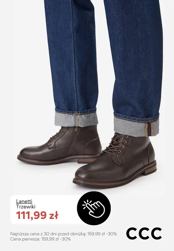 CCC - gazetka promocyjna Męskie obuwie ocieplane - PROMOCJE od poniedziałku 05.01  - strona 5
