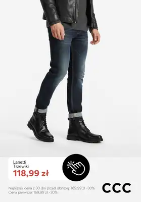 CCC - gazetka promocyjna Męskie obuwie ocieplane - PROMOCJE od poniedziałku 05.01  - strona 8