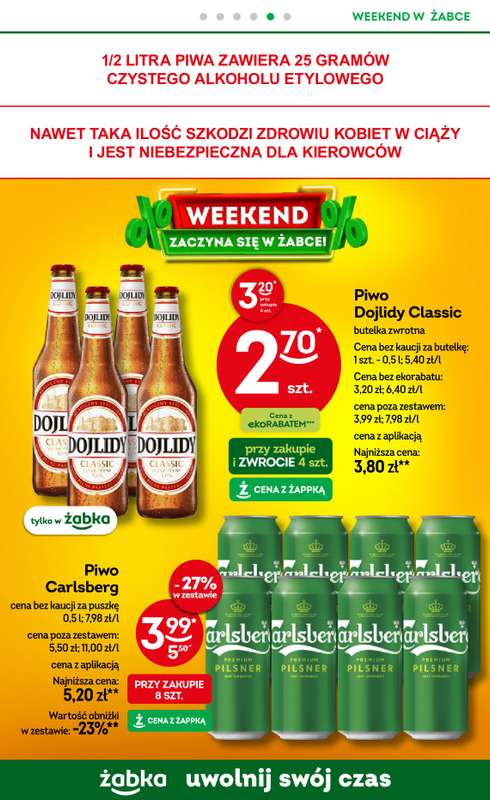 Żabka - gazetka promocyjna Gazetka weekendowa od piątku 09.01 do niedzieli 11.01 - strona 6