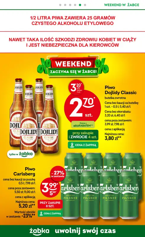 Żabka - gazetka promocyjna Gazetka weekendowa od piątku 09.01 do niedzieli 11.01 - strona 6