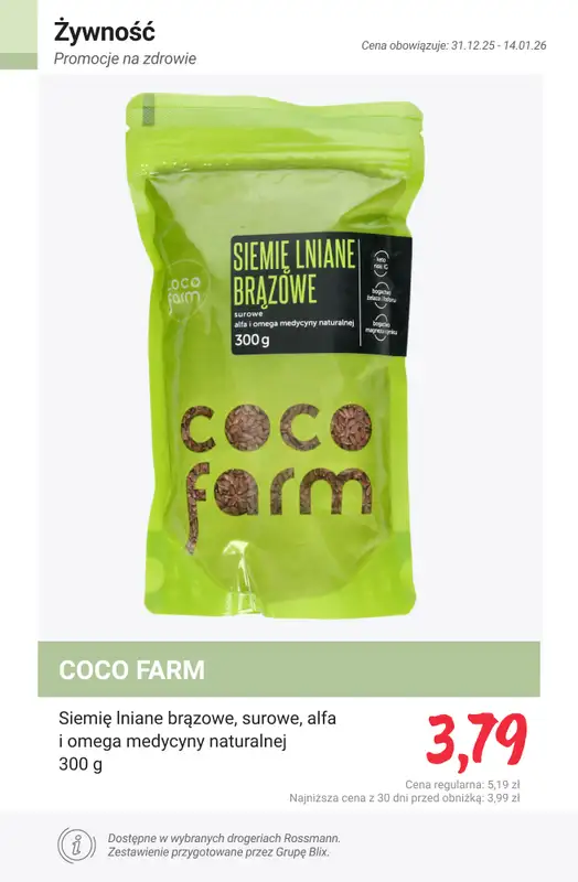 Rossmann - gazetka promocyjna Promocje na ZDROWIE! od piątku 02.01 do środy 14.01 - strona 14